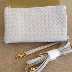 Basketweave Cross-body bag